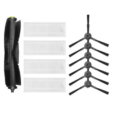 Za 360 robotski sesalnik S10 X100 Max nadomestni rezervni deli dodatki glavna krtača stranska krtača