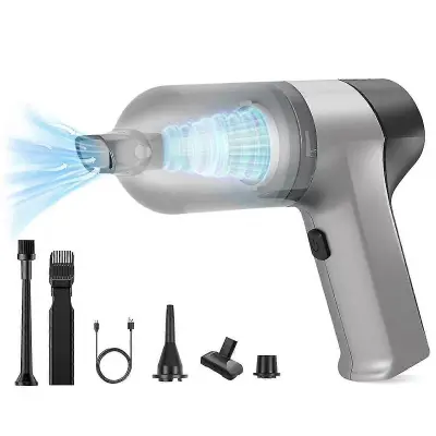 Mini ročni sesalnik, 3 v 1 brezžični avtomobilski sesalnik z brezkrtačnim motorjem, prenosni sesalnik visoke moči