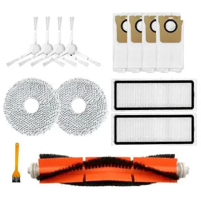 B101cn Robotski sesalnik Hepa Filter Mop Cloth Glavna stranska krtača Vrečka za prah 14 kosov