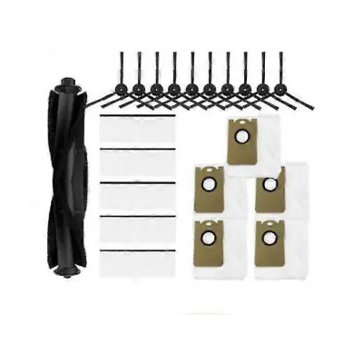 Dodatki za rezervne dele sesalnika Glavna krtača Stranska krtača HEPA filter Vrečka za prah Dodatek za sesalnik