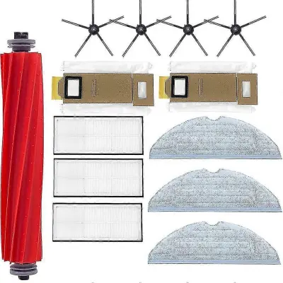 Glavna krtača, stranska krtača, HEPA filter, združljivo z dodatki za robotski sesalnik S7 T7s