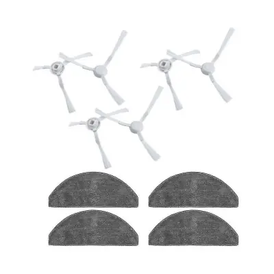 Robotski sesalnik, glavna krtača, stranska krtača, krpa za brisanje, filter, združljiv z nadomestnim E10 E12 B112