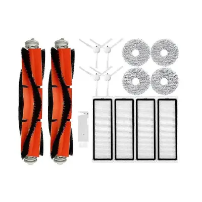 Robotski sesalnik S10+ / S10 Plus, nadomestni deli, dodatki, glavna stranska krtača, krpa za brisanje filtra Hepa