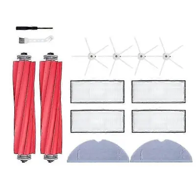 Več nadomestnih delov za sesalnik Glavna krtača Stranska krtača Hepa Krpa za brisanje filtra Dodatek za sesalnik