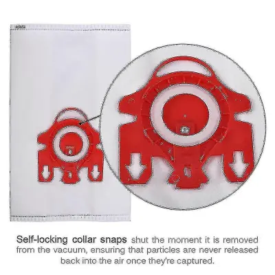 20x filtrska vrečka za sesalnik, združljiva z Miele Fjm Air Clean