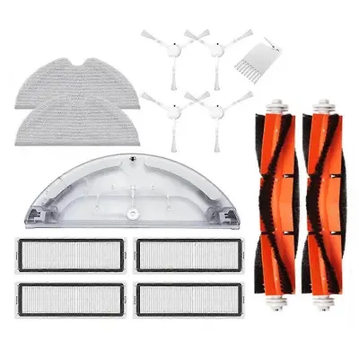 Komplet delov za robotski sesalnik Dodatki za sesalnik Mop HEPA filter Rezervoar za vodo Stranska glavna krtača 1C