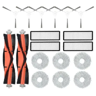 18 kosov za robotski sesalnik S10+ /S10 Plus sesalnik Glavna stranska krtača Hepa Filter Mop Rag Deli Dodatki