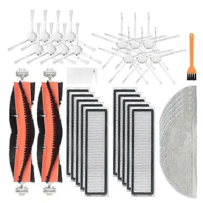 Nadomestni pribor za robotski sesalnik D9, glavna krtača, stranska krtača, filter, krpa za brisanje