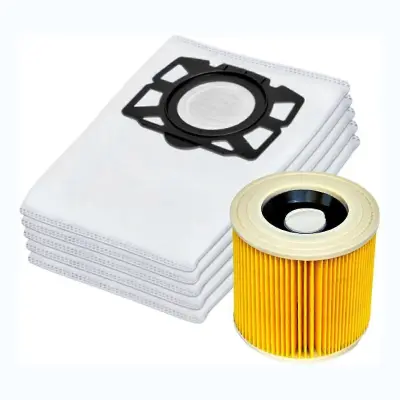 Vrečke za sesalnik Filter Primeren za KFI 357 KFI357 KA 40 Nadomestna vrečka za 2.863-314.0WD2 Plus WD3