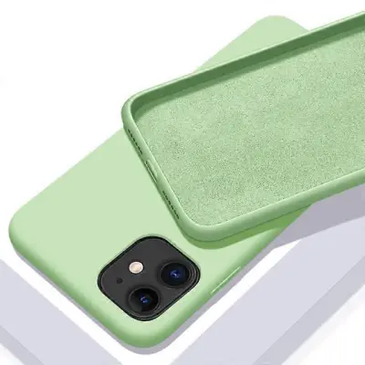 Ovitek iz tekoega silikona za serijo iPhone, kakovostno mehko ohije odporno na udarce za iPhone 7