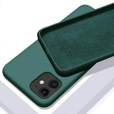Ovitek iz tekoega silikona za serijo iPhone, kakovostno mehko ohije odporno na udarce za iPhone 7