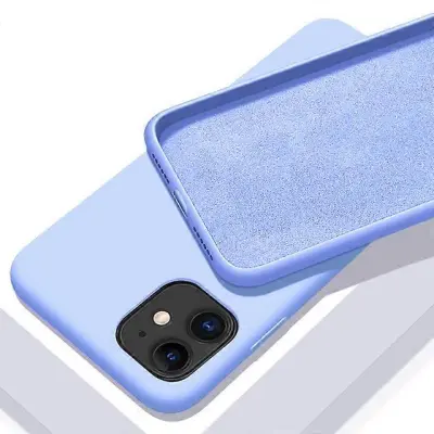 Ovitek iz tekoega silikona za serijo iPhone, kakovostno mehko ohije odporno na udarce za iPhone 7
