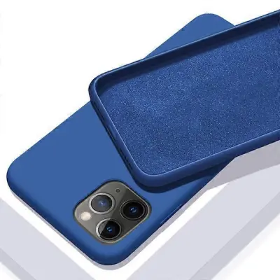Ovitek iz tekoega silikona za serijo iPhone, kakovostno mehko ohije odporno na udarce za iPhone 7