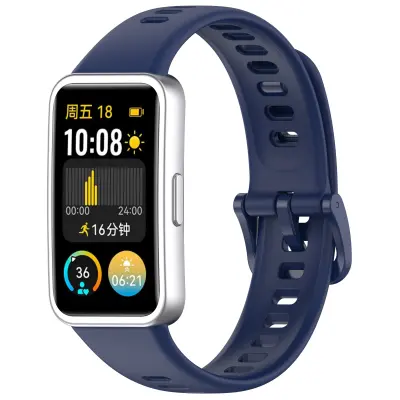 Uradni silikonski pašček za Huawei Band 10/9/8 Blue