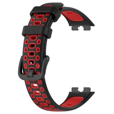 Nadomestni pašček za Huawei Band 10/9/8 Black+Red