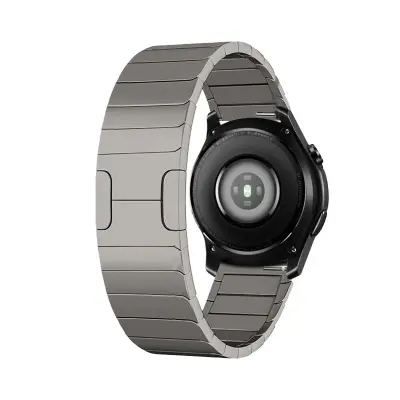 Originalen titanov pašček za uro - 22 mm z originalno zaponko Grey