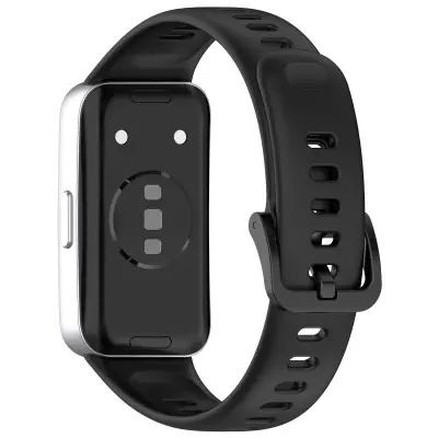 Uradni silikonski pašček za Huawei Band 10/9/8 Black