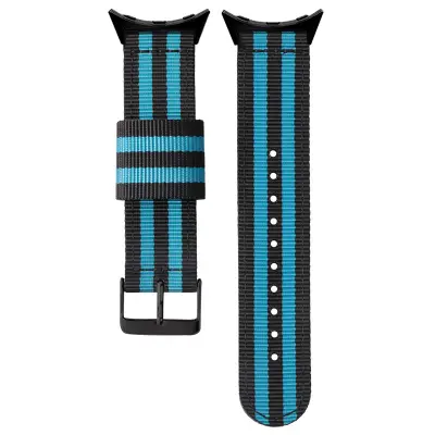 Najlonski pašček za uro Google Pixel Watch 1/2/3 - 41 mm Black+Blue