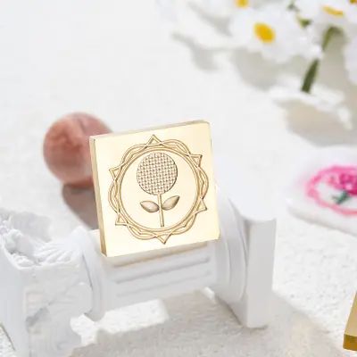 Žig za vosek v starinskem slogu - Visokokakovostna kovinska konstrukcija   Model 3