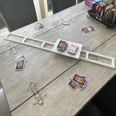 Game Glider za kartice - Prenosna podloga za igranje s kartami White