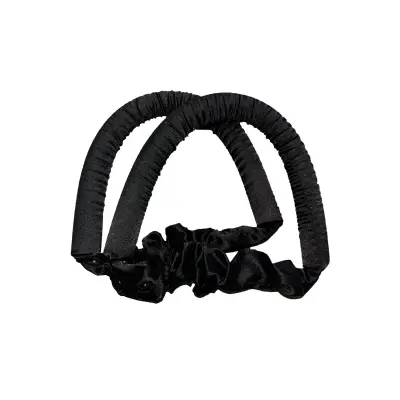 Nočni kodralniki za lase brez ogrevanja za mehke kodre za spanje Black