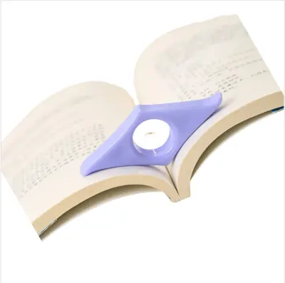 Zaznamek iz akrilnega stekla, držalo za strani, bralni pripomoček Purple