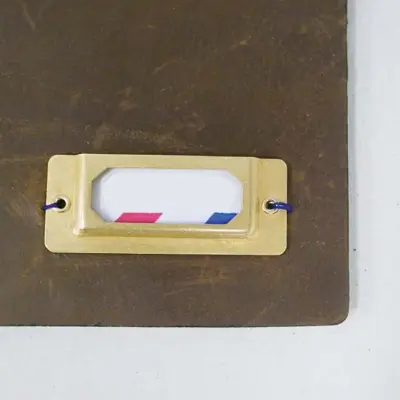 Prtljazna etiketa za prtljago - starinski slog za potovalne dnevnike in dodatke