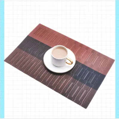 Komplet 2 klasičnih rjavih podstavkov za hotele in restavracije coffee