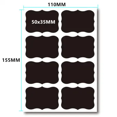 Nalepke za tablo, 5 listov