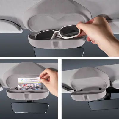 Etui za sončna očala Tesla - popolno prileganje Beige  Model Y