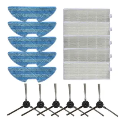 1 komplet dodatkov za pometanje, združljiv z -811gb/-911se, stransko krtačo, filtrom in krpo