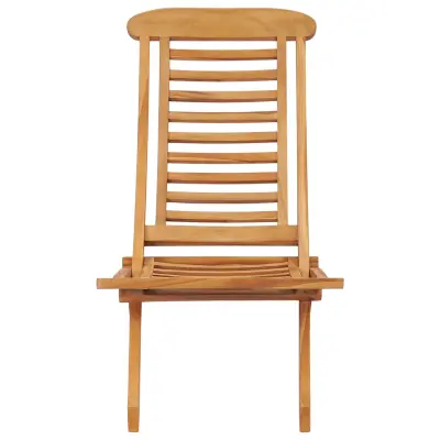 Zložljiv Vrtni Stoli - Stol za vrt 50x90x69 cm trdna tikovina JS2646