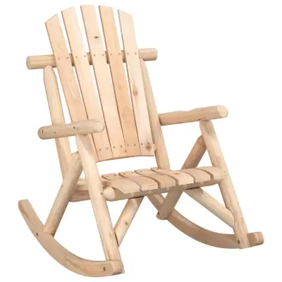 Vrtni gugalni stoli - Stol za vrt 69x96x101 cm trden smrekov les JS238
