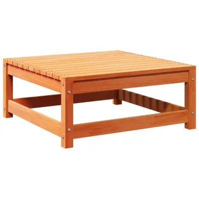 Vrtni stolček - Vrtni stoli za noge voščeno rjav 70x70x30 cm trdna tikovina JS949