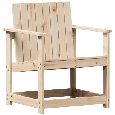 Vrtni Stoli - Stol za vrt 62x56x77 cm trdna borovina JS548