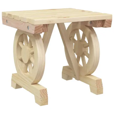 Vrtni stolček - Vrtni stoli za noge 40x36,5x38,5 cm trden les jelke JS857
