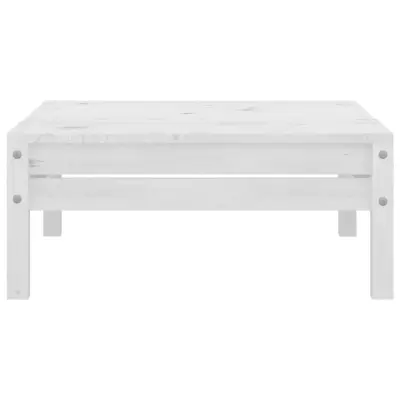 Vrtni stolček - Vrtni stoli za noge bela trdna borovina JS888