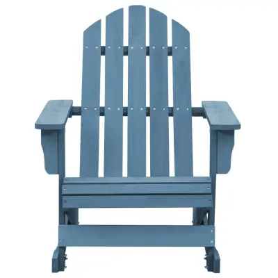 Vrtni gugalni stoli - Stol za vrt Adirondack trden les jelke moder JS245