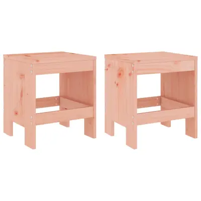 Vrtni stolček - Vrtni stoli 2 kosa 40x36x45 cm trden les douglas JS796