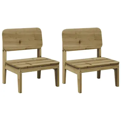 Vrtni stoli - Stol za vrt 2 kosa 60x52,5x72 cm Impregniran les borovec JS1157