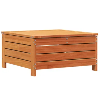 Vrtni stolček - Vrtni stoli za noge voščeno rjav 62x63,5x32 cm borovina JS947