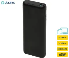 Platinet PMPB2065B črna polnilna baterija