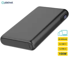 Platinet PMPB30DL301B črna polnilna baterija