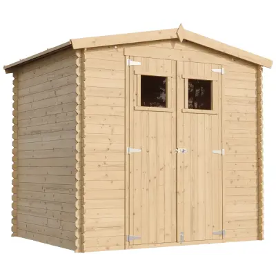 Lesena vrtna lopa - 236x226xH218 cm/ 4,33 m2 - Vrtna hiša brez podov - TIMBELA M369