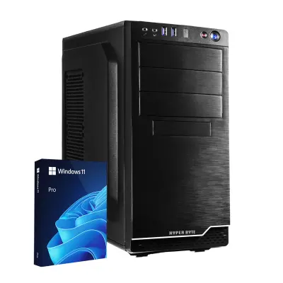 HYPER BYTE Ultra PC – namizni / Pisarniški računalnik - Intel Core i7 | 3,9 GHz | 32GB RAM | 1TB SSD Festplatte | WLAN | DVD+RW | USB 3.0 | Win 11 Pro