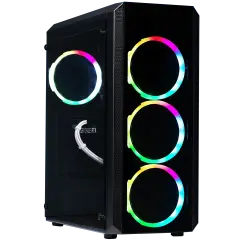 Greed® MK2 AMD - Gaming PC / namizni računalniki - AMD Ryzen 7 5700X + Nvidia Geforce RTX 4060 8GB - 4,6 GHZ - 32 GB DDR4 - 1TB SSD - WLAN - Win11 Pro
