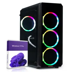 Greed® MK2 Power - Gaming PC / namizni računalnik - AMD Ryzen 7 5700X + Nvidia RTX 4060Ti 16GB - 4,6 GHZ - 32GB DDR4 - 1TB SSD - 4K - WLAN - Win11 Pro