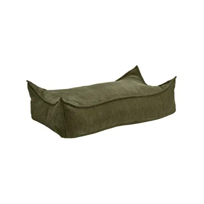 Otroški pouf v obliki pravokotnika, Estetsko - Udoben in varen, idealen za sobo, Aesthetic, Kaki