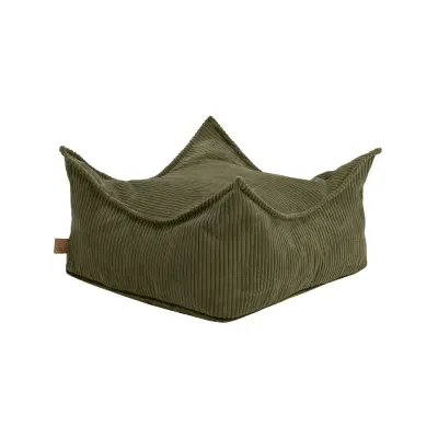 Otroški pouf v obliki kvadrata, Estetsko - Udoben in varen, idealen za otroško sobo, Aesthetic, Kaki
