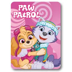 Odeja iz flisa 100x140 Paw Patrol roza